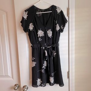 Lucky Brand black floral dress